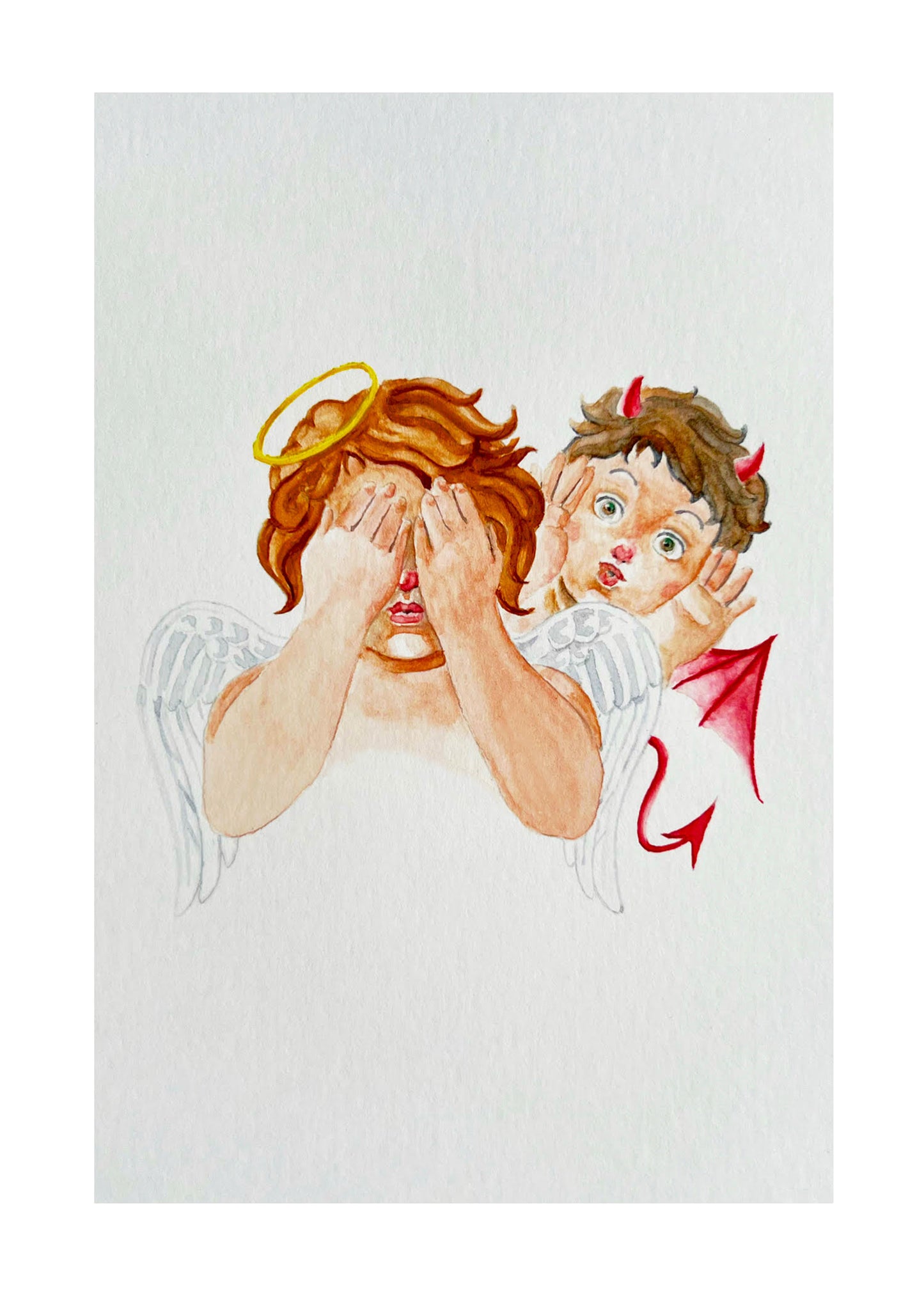 PEEK-A-DEVIL PRINT