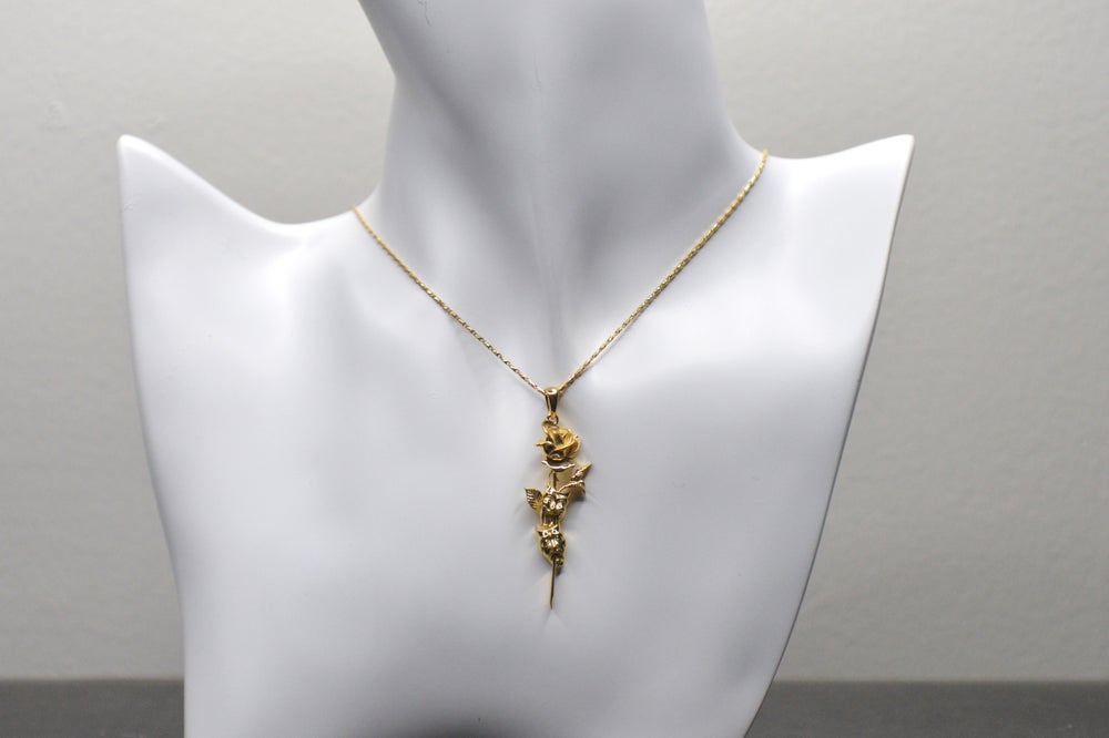 AFTER LAUGHTER GOLD PENDANT