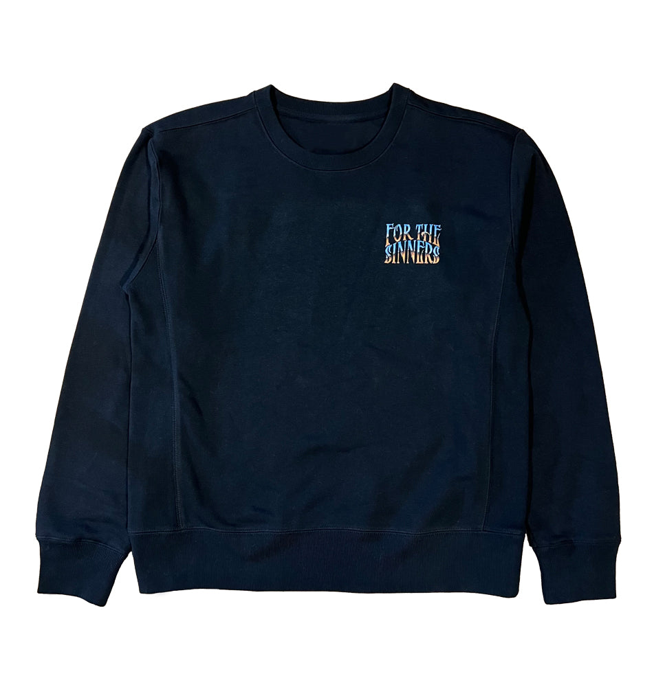 BARBED WIRE ROSE CREWNECK