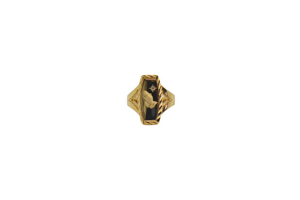 PRAY FOR ME GOLD RING