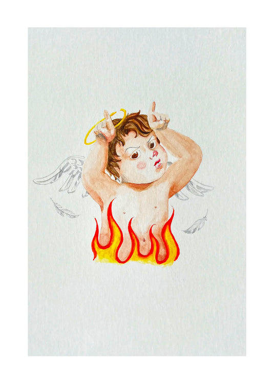 DEVIL OR ANGEL PRINT