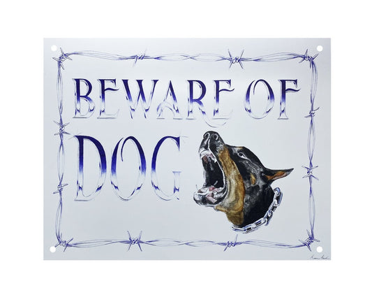 BEWARE OF DOG SIGN